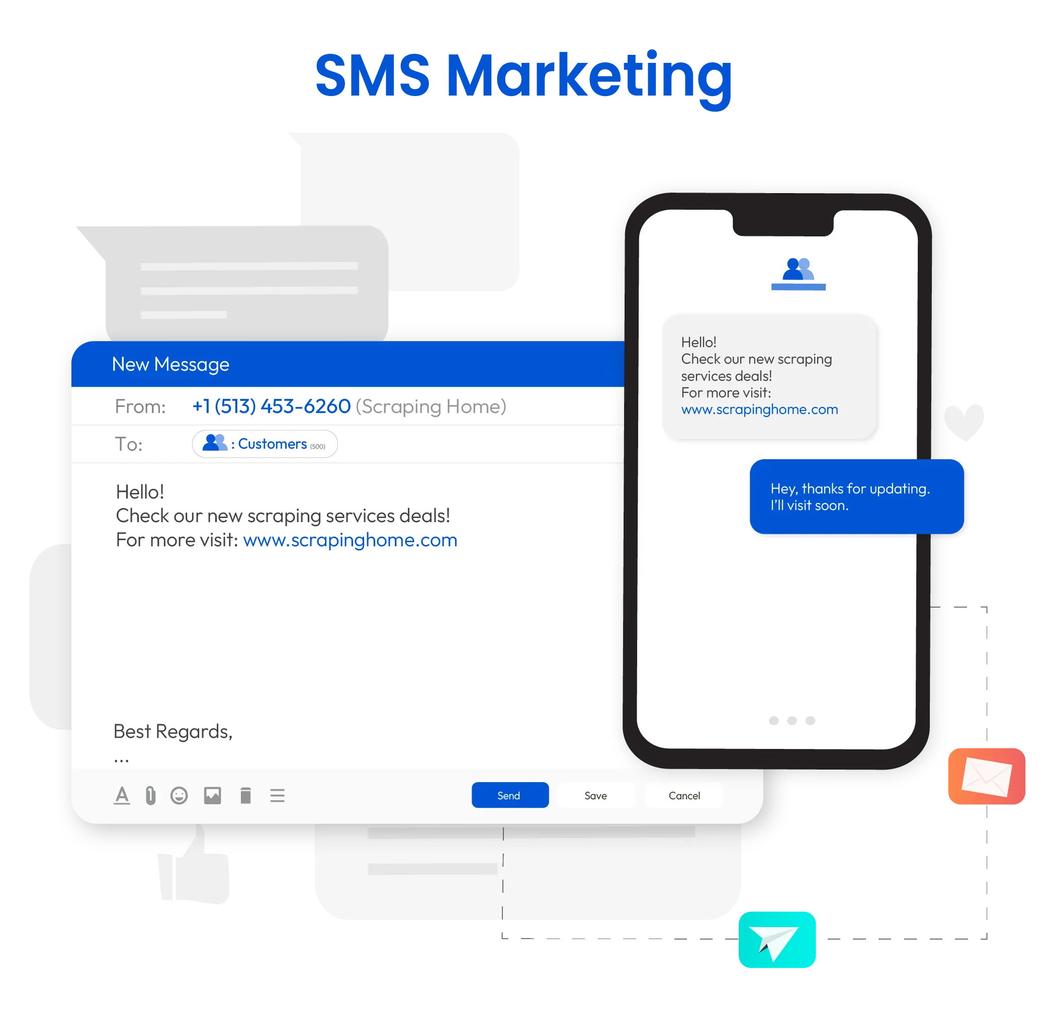 Let The Customers And Capital Keep Flowing With SMS Marketing